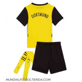 Camiseta Borussia Dortmund Primera Equipación Replica 2024-25 para niños mangas cortas (+ Pantalones cortos)